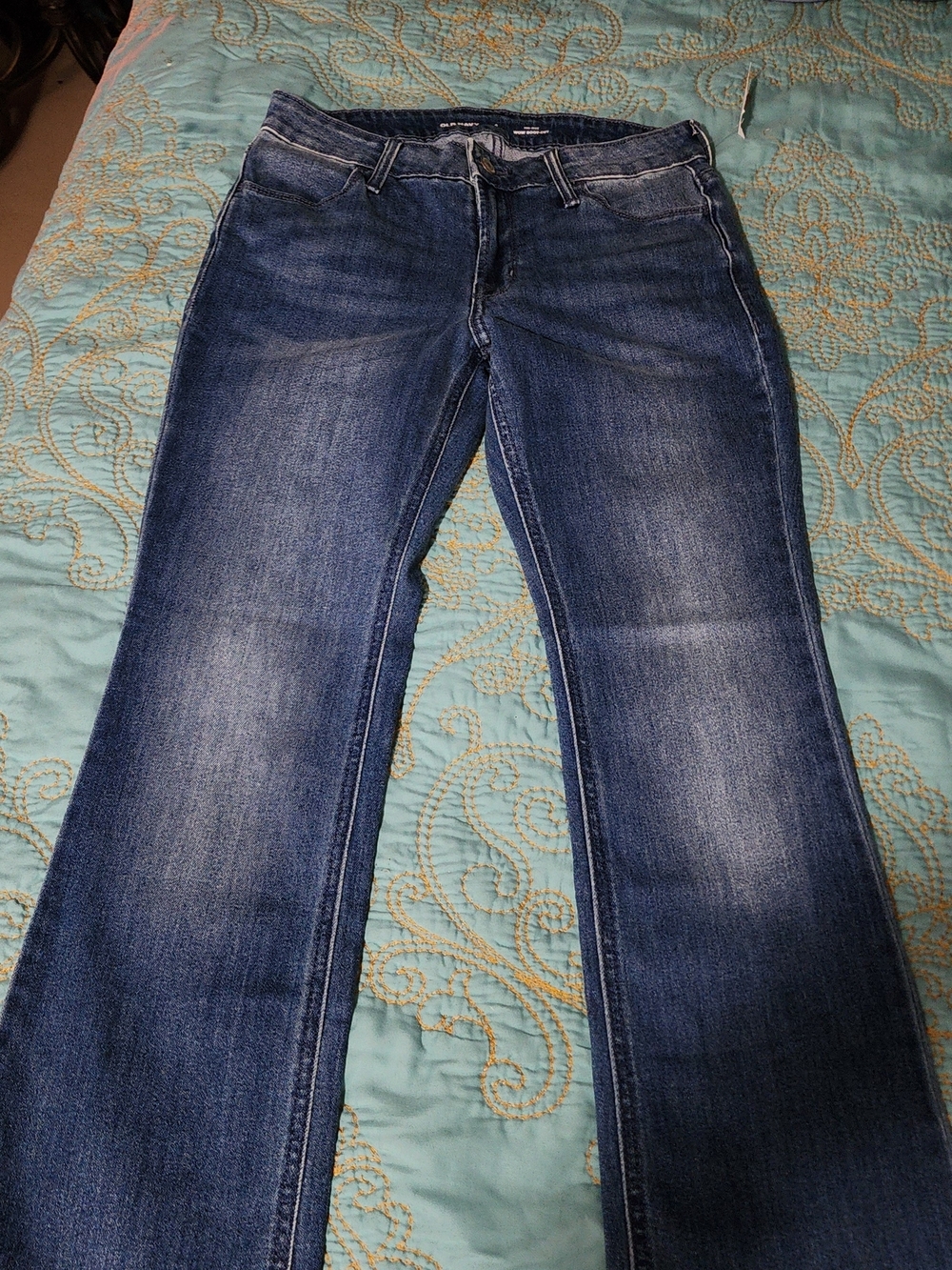 Old Navy Dark Blue Flared Jeans